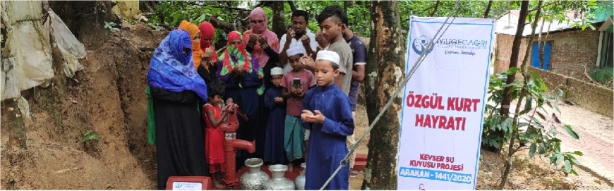 67. SU KUYUMUZ ARAKAN'DA AÇILDI.