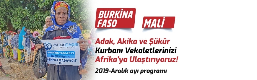 Adak, Akika ve Şükür Kurbanı Vekaletlerinizi Afrika'ya Ulaştırıyoruz! | 2019-Aralık ayı programı