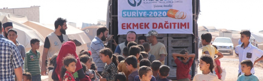 Suriye'de Günde 3300 Aileye Ekmek Dağıtımı  | Ağustos-2020