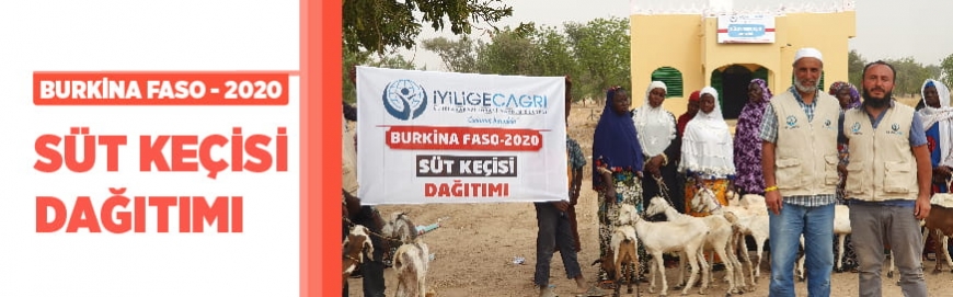 Süt Keçisi Dağıtımı   |   Burkina Faso-2020