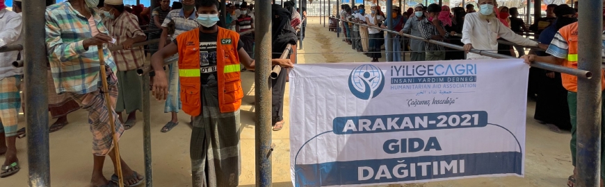 Yangından Etkilenen Arakanlı Müslümanlara Gıda Kumanyası Dağıttık! | Arakan/2021